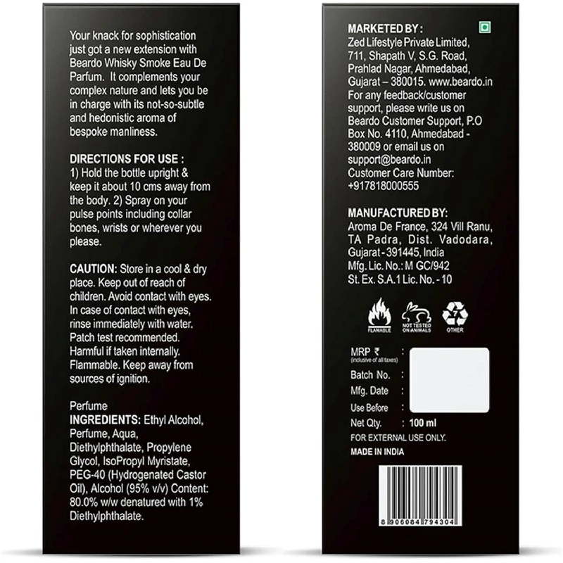 Beardo Whisky Smoke Perfume for Men, 100 ml-8.webp